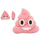 PENDRIVE PINK POOP EMOTICON FLASH DODANIE DO 24 HODÍN