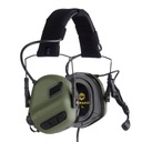 Aktívne chrániče sluchu Earmor Headset M32 PLUS Green