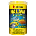 Tropické Malawi Flakes Krmivo pre cichlidy mbuna z jazera Malawi 1000 ml