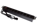 ALANTEC Power strip 19 9xC13 C14 zástrčka