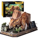 3D PUZZLE CUBIC FUN 44 EL. NÁRODNÉ GEOGRAFICKÉ - DINOSAURY - TRICERATOPS