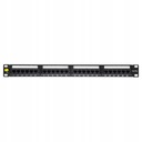 Patch panel 19'' Netrack 1U, 24-port, kat. 5e UTP,