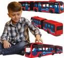 ČERVENÝ KĹBOVÝ BUS 40CM VOLVO DICKIE CITY