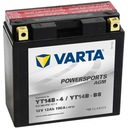 VARTA BATÉRIA YT14B-BS YT14B-4 12V 12AH 190A