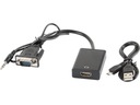 HDMI - VGA/Jack 3,5 mm adaptér LANBERG