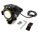 HALOGÉNOVÁ LED LAMPA CREE U7 PRSTEŇOVÝ MOTOCYKEL 125W