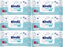 KINDII PURE WATER WIPERS 99% 6x60 6BAL