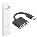 Adaptér 2v1 USB-C-2xUSB-C pre Xiaomi POCO F4 GT 5G