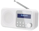 SHARP DR-P420 FM DAB+ Bluetooth rádio biele