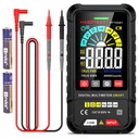 DIGITÁLNY UNIVERZÁLNY MULTIMETER HT124A+True RMS NCV S LED BATERKOU + BATÉRIE