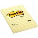 Blok 3M POST-IT 660 102x152mm žltá 100k linka