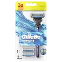 Holiaci strojček Gillette Mach3 Start + čepieľky 3 ks.