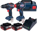 SKRUTKOVAČ GSR 18V-50 + GDX 18V-200 BOSCH 2x4,0Ah