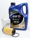 OE FILTER + ELF OLEJ 5W30 5L RENAULT LAGUNA III