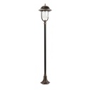 Patina medená záhradná stojaca lampa PRINCE 167 cm