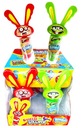 Johny Bee RABBIT POP lízanka kučeravý králik 12 x 23g