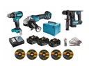 MAKITA KIT DHR171 DGA504 DDF485 18V COMBO 3xAKU