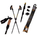 Palice na nordic walking v puzdre EVO Enero Pro Black