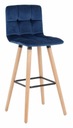 Barová stolička, barová stolička VERA, námornícka modrá