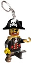 LEGO PIRATES PIRÁTSKE KĽÚČENSTVO LED BATERKA ČERVENÁ BARD PIRÁTSKA KĽÚČENKA