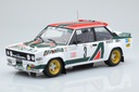 Fiat 131 Abarth White n3 Rally Monte Carlo Solido 1/18