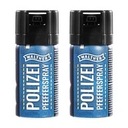 SET X2 SILNÝ POLICEJNÝ SPREJ WALTHER POLIZEI 40ml - KVALITA!