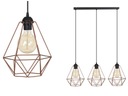 Stropné svietidlo Retro Edison LOFT LED Copper