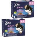 Felix Fantastic Junior food mix príchutí 24x85g