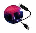 PROJEKTOR AUTO SVETLO USB LED ČERVENÁ