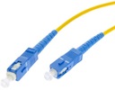 PATCHCORD Z OPTICKÉHO VLÁKNA SM 2M SIMPLEX 9/125, SC/UPC-SC/UPC 3MM