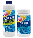 2v1 ALGA OFF ANTIGLONE 1L + CHLOR SHOCK 1kg BAZÉNOVÁ CHEMIKÁLIA PRE BAZÉN GAMIX