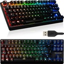 MECHANICKÁ KLÁVESNICA MODECOM LANPARTY RGB HNEDÁ