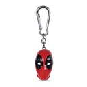 Značková 3D kľúčenka k filmu Deadpool Head Marvel