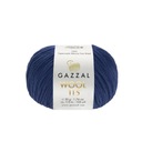 Priadza 100% vlna GAZZAL WOOL 115 - 3331 námornícka modrá