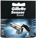 GILLETTE SENSOR EXCEL Vložky čepele 5 kusov