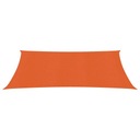 vidaXL Shade Sail 160 g/m² Oranžová 2,5x3,5 m HDPE