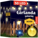 SOLAR GARDEN GARLAND SOLÁRNE LAMPY 50 LED ŽIAROViek NA BALKÓN 7 metrov