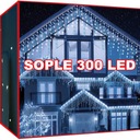 SOPLE 300 LED SVETELNÁ ZÁCLONA SVETLÁ VIANOČNÉHO STROMU PRIPOJENIE VONKAJŠIEHO blesku