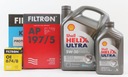 FILTRE + OLEJ SHELL 5W30 KIA CEED 1.6CRDI 2018-