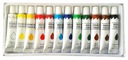 SADA GOUCHE PAINT TEMPERA FARBY 12 ks x 12ml