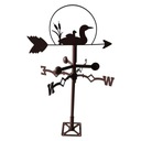 Fityle Wind Weathervane Duck z nehrdzavejúcej ocele