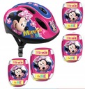 MICKEY MINNIE MOUSE SET PRILBY 4 CHRÁNIČE BICYKEL