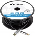 Lanberg M/M v2.0 HDMI kábel 20m čierny optický AOC