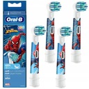 4x ORAL-B STAGES POWER KIDS SPIDERMAN TIP