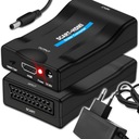 Adaptér SCART konvertor na HDMI EURO FULLHD AV signálový adaptér