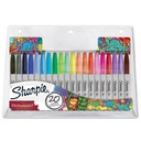 Sharpie Fine Permanent Markers Sada 20 farieb