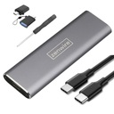 Adaptér disku SSD Bay m.2 Kryt USB-C m2 SATA NGFF USB 3.0