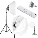 NOVÁ lampa s REMOTE Softboxom 3600K-6200K 150W/300W