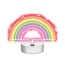 Neónové na LED podstavci RAINBOW multicolor weather sun Neolia