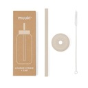 MUUKI slamka na fľašu Lounge Straw+CAP SUMMER SAND 720 ml